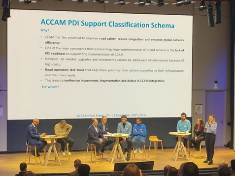 grupoetra's tweet image. 🚦 #GRUPOETRA finalizó #PoDIUM y #AUGMENTEDCCAM.

✅ PoDIUM: #prioridadsemafórica para bomberos y coordinación tráfico/emergencias.
✅ AUGMENTED CCAM: infraestructuras avanzadas para #vehículosconectados y autónomos.

🌐#Movilidadurbana más segura, eficiente y conectada.