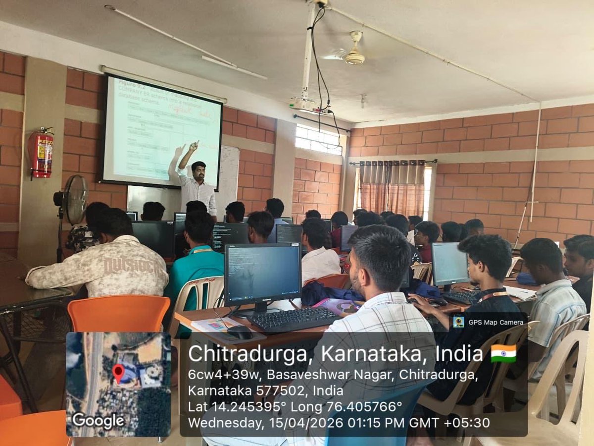 rnsitmca8421's tweet image. ✨ From Kernel to Query—powering future tech minds!
Student Development Program @ SRS FGC 🎓
Sessions on OS, Shell &amp;amp; DBMS by Dr. Nagesh B S (HoD, MCA, RNSIT) 💻📊
#StudentDevelopment #DBMS #OS #RNSIT