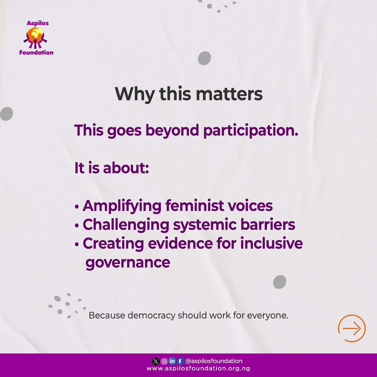 Aspilos Foundation tweet media