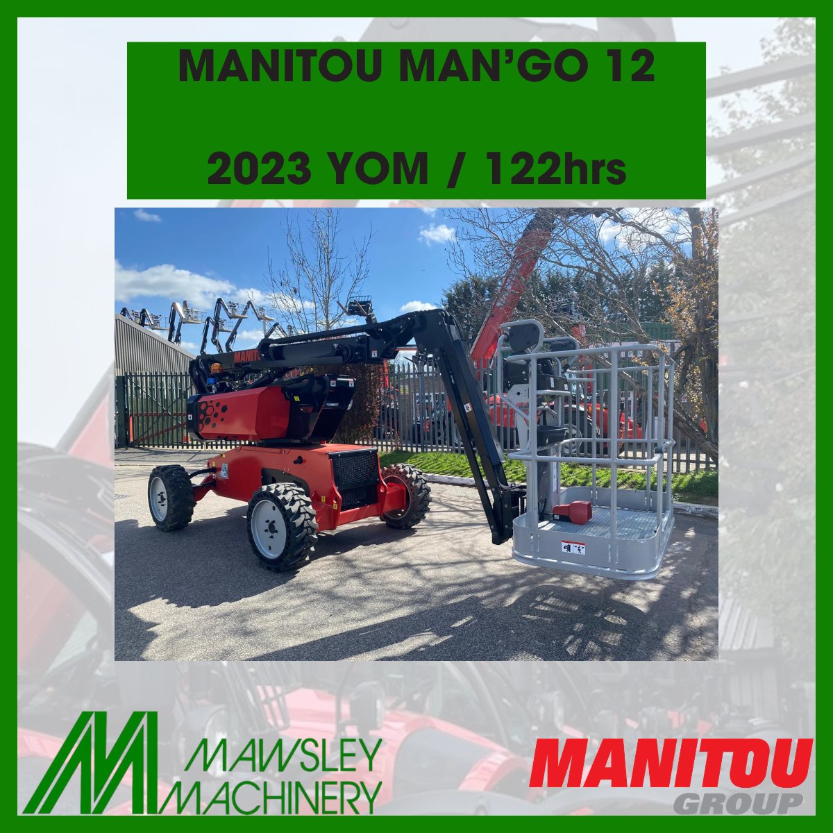 Used Equipment - Latest Arrivals🛬

In stock and ready to go!

🔴 Manitou MT 1840 Easy, 2021 YOM, 3123hrs, 75hp engine
🔴 Manitou MT 1440 Comfort, 2021 YOM, 832hrs, 100hp engine
🟡 JCB 533-105, 2023 YOM, 505hrs, like new 
🔴 Manitou Man’Go 12, 2023 YOM, 122hrs, like new