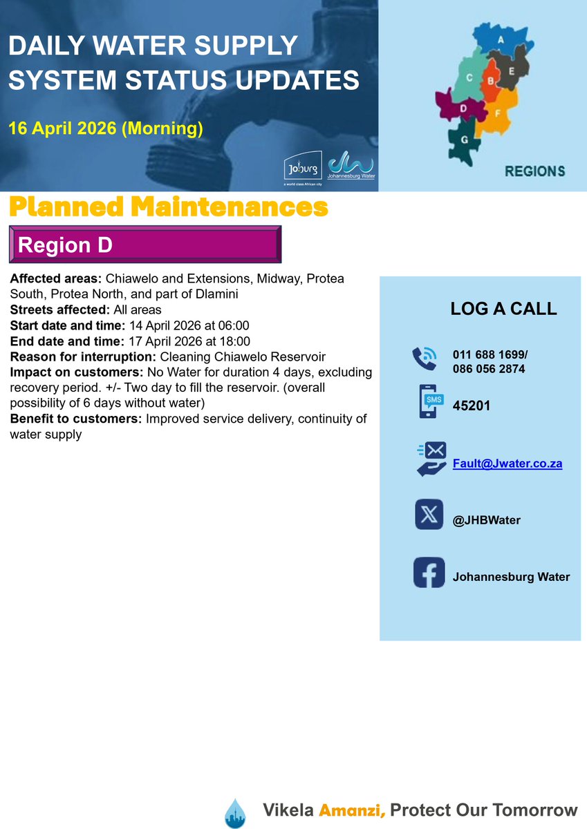Johannesburg Water tweet media