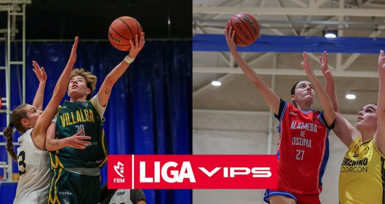 FBMadrid's tweet photo. La Liga VIPS femenina decide sus finalistas 
Pozuelo o Distrito, Olímpico 64 o Las Rozas, Majadahonda o Jansen BT, Villalba o Alameda (Partido VIPS). Este fin de semana, con los partidos de vuelta y los posibles desempates, se conocerán los cuatro equipo… https://t.co/T0FijpbZP1 https://t.co/yq14qzl408