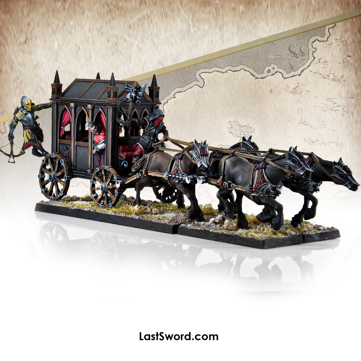 LastSwordMinis's tweet image. Undead: Ordo Draconis, Coven Coach
A somber carriage emerges from the depths of darkness, its form barely discernible amidst the swirling mist.
Get yours at: goo.su/ibqXt18
-
#undead #vampire #the9thage #warhammer #aos #3dprint #dnd #lastswordminiatures
