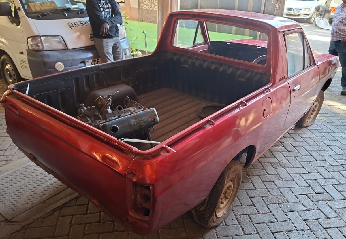 BoardLotSultan's tweet image. 🛠️I’m officially starting my first project car restoration:
a1987 DATSUN (1171cc). The chassis is solid, long road ahead to get this classic🇰🇪  
​Car enthusiasts; advice for a first-timer?
​Where are the best spots vintage Datsun parts?
#ProjectCar #Restoration #ClassicCarsKE