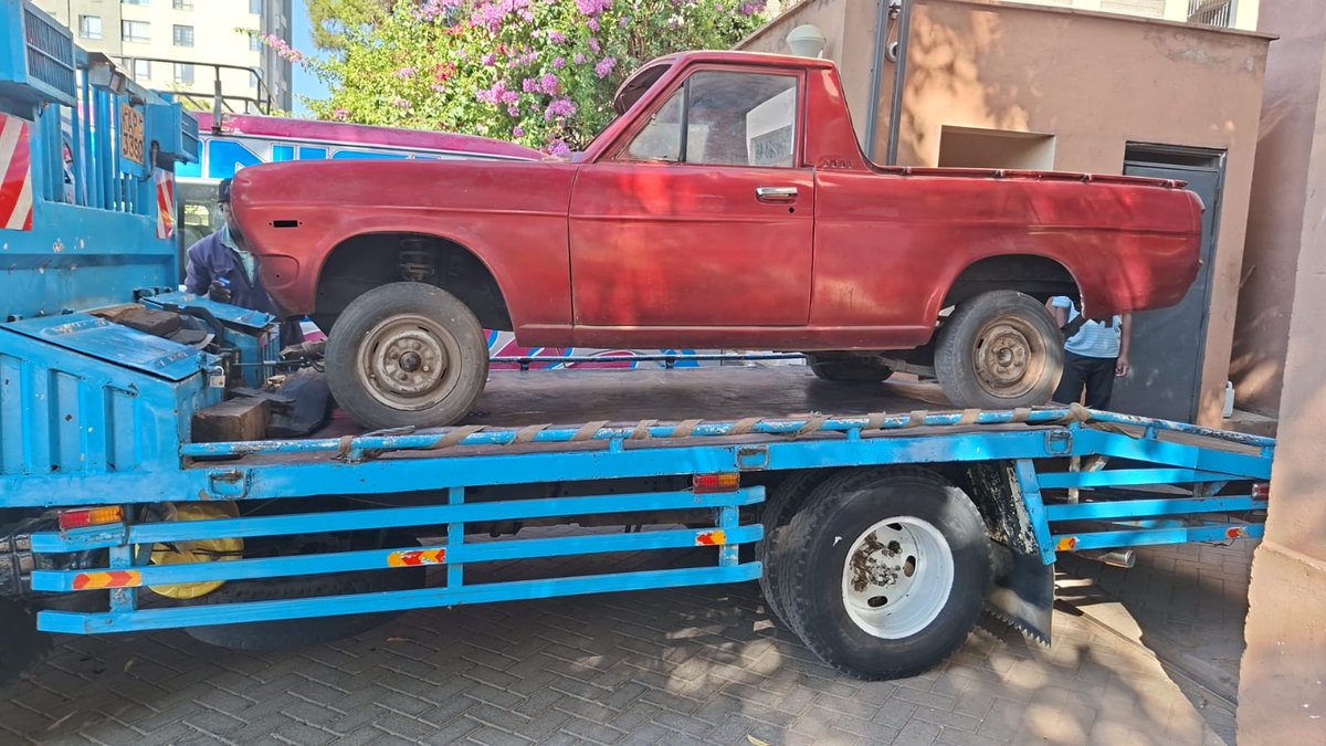 BoardLotSultan's tweet image. 🛠️I’m officially starting my first project car restoration:
a1987 DATSUN (1171cc). The chassis is solid, long road ahead to get this classic🇰🇪  
​Car enthusiasts; advice for a first-timer?
​Where are the best spots vintage Datsun parts?
#ProjectCar #Restoration #ClassicCarsKE
