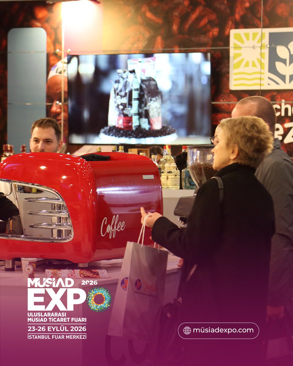 MUSIADEXPO's tweet image. TARIM VE GIDA SEKTÖRÜ MÜSİAD EXPO’DA BULUŞUYOR!

🌍Sürdürülebilir üretim, gıda teknolojileri ve yeni ticaret fırsatları…

🗓 23–26 Eylül 2026 
📍 İstanbul Fuar Merkezi
👉 Standını ayırt!

#MUSIADEXPO2026 #Global #Trade #Ticaret