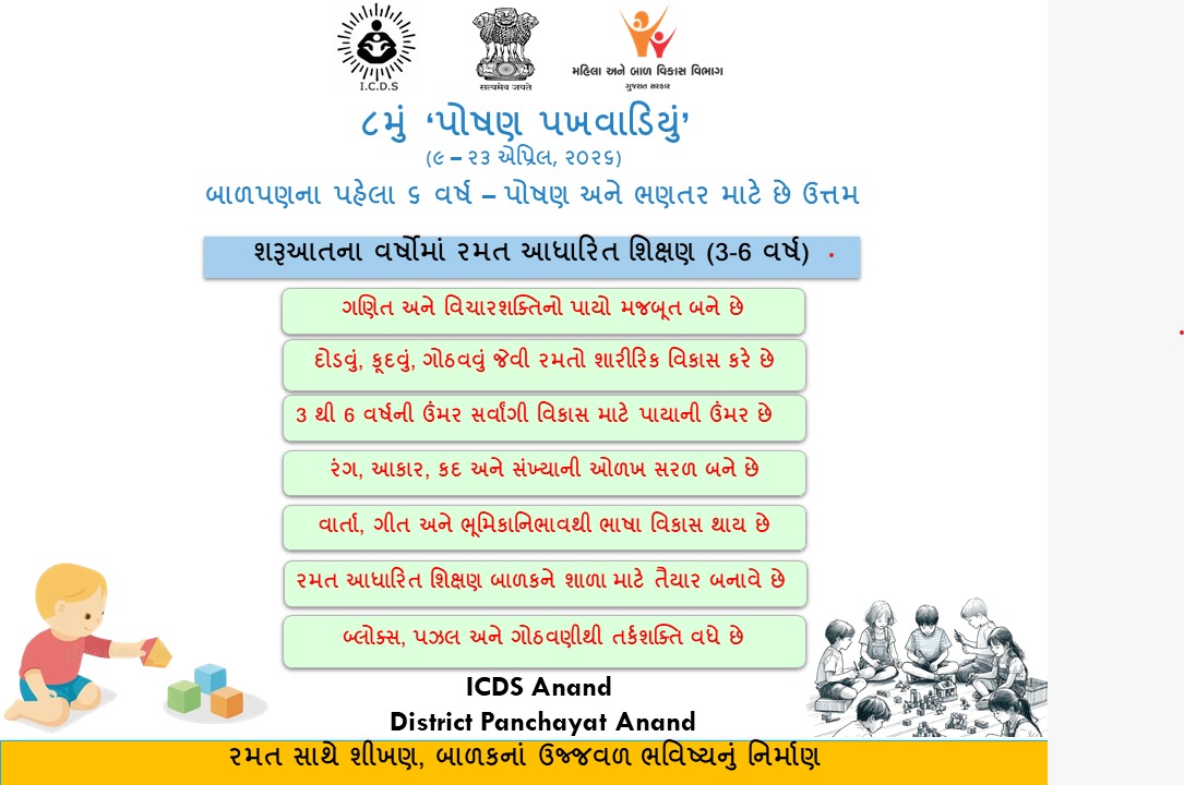 #8thPoshanPakhvada #AnandDistrict
@pmoindia_rc
@cmogujarat

@wcdgujarat

<a href="/mlamanisha/">Manisha Singh BJP</a>

@collectoranand

<a href="/ddo/">DDO</a>.anand