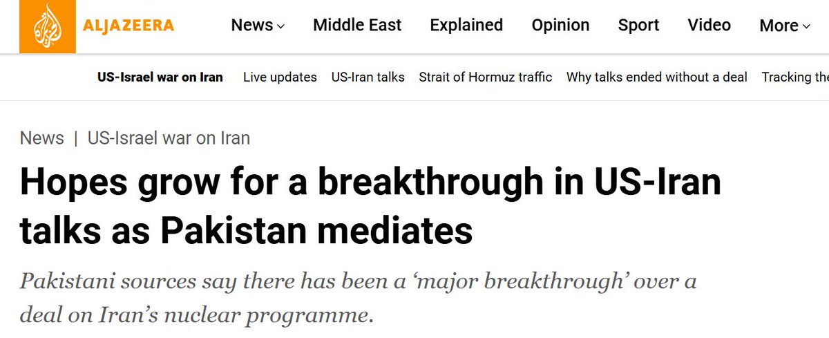 Negotiations on 🇮🇷Iran’s nuclear deal could be close to a major breakthrough.

- Al Jazeera