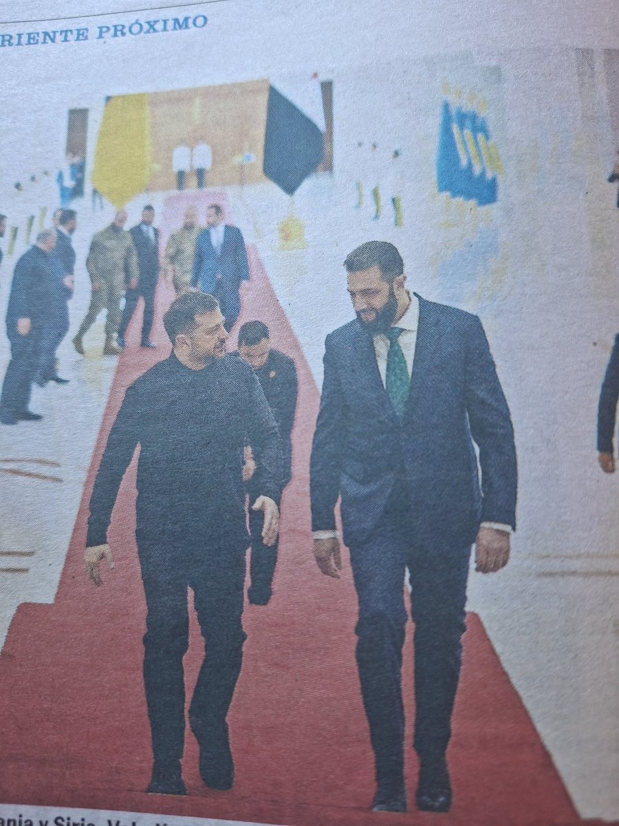 Zelenski con el "talibán moderado" de Siria, que está exterminando a los cristianos.