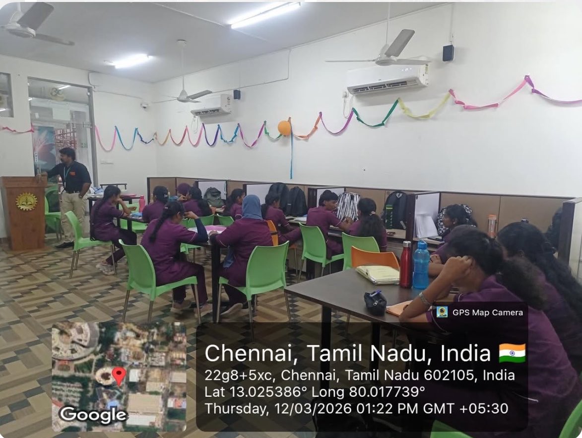 Cardio_scpt's tweet image. Department of Cardio-Pulmonary Sciences, SIMATS College of Physiotherapy, organised a webinar on “Metabolic Syndrome – Known to Unknown”on 12 Mar26.The session was delivered by Dr. Ishwarya Vardhini C, Assistant Professor at Sathyabama School of Physiotherapy #iqac #sdgs #webinar