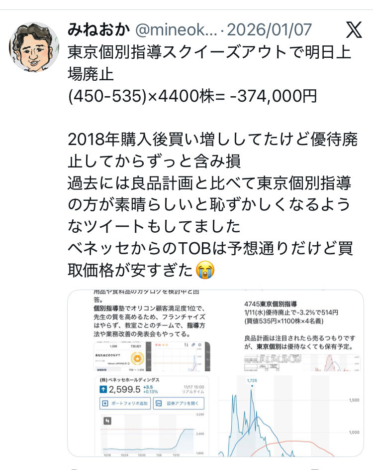 みねおか tweet media