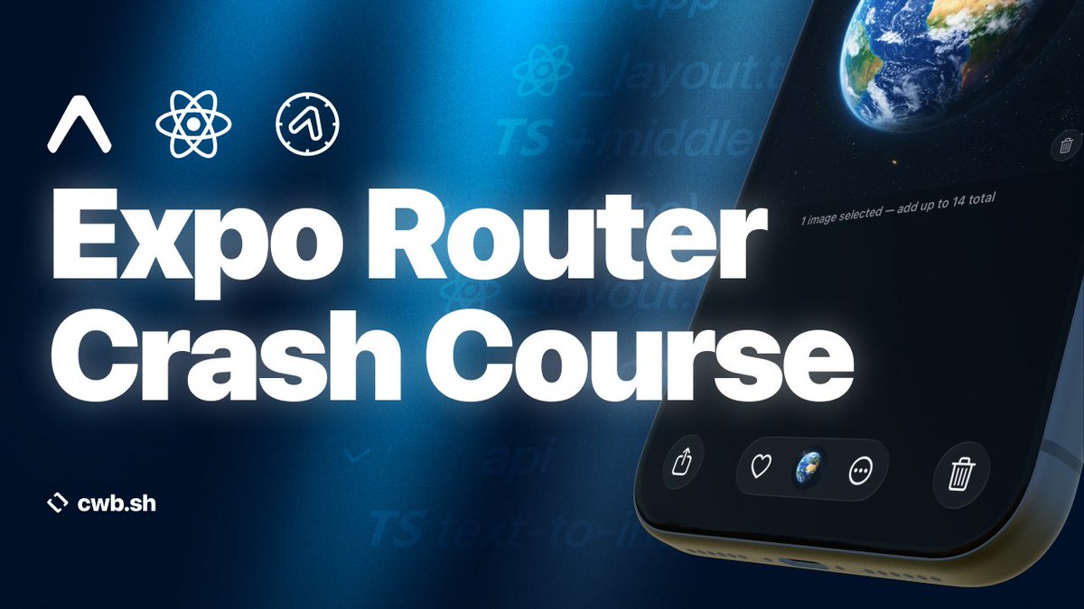 🎥 Expo Router v55 Crash Course

(link below)