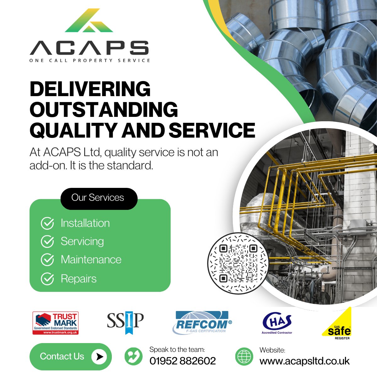 mawebdesign_uk's tweet image. At ACAPS Ltd, we do more than fix systems. We help commercial properties run efficiently, safely and reliably.
Request a quotation via our website 👇
acapsltd.co.uk/get-quote
#Quickturnaround #waterheater #Heating #Ventilation #Aircon #HVAC @AcapsLtd