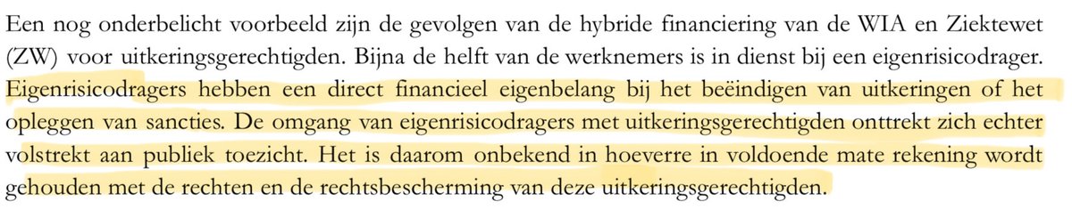 Miranda_AW's tweet image. Een hele reintegratieindustrie om de schadelast te beperken en waarbij alles draait om de pegels niet om de mens.

Toezicht op de verrichtingen ontbreekt!

Eigen risico dragen leidt ook NIET tot meer uitstroom vanuit de WGA naar werk. 

tweedekamer.nl/kamerstukken/d…

#ERD #WGA