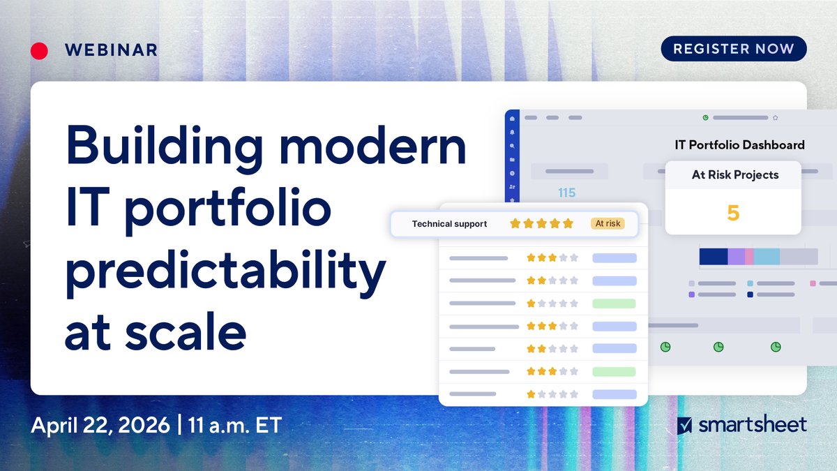 Smartsheet tweet media