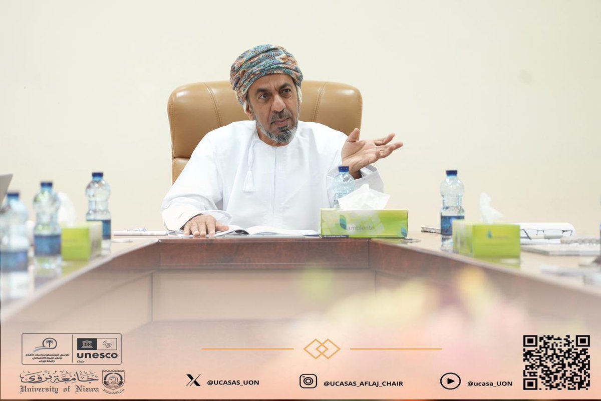 كرسي اليونسكو لدراسات الأفلاج tweet media