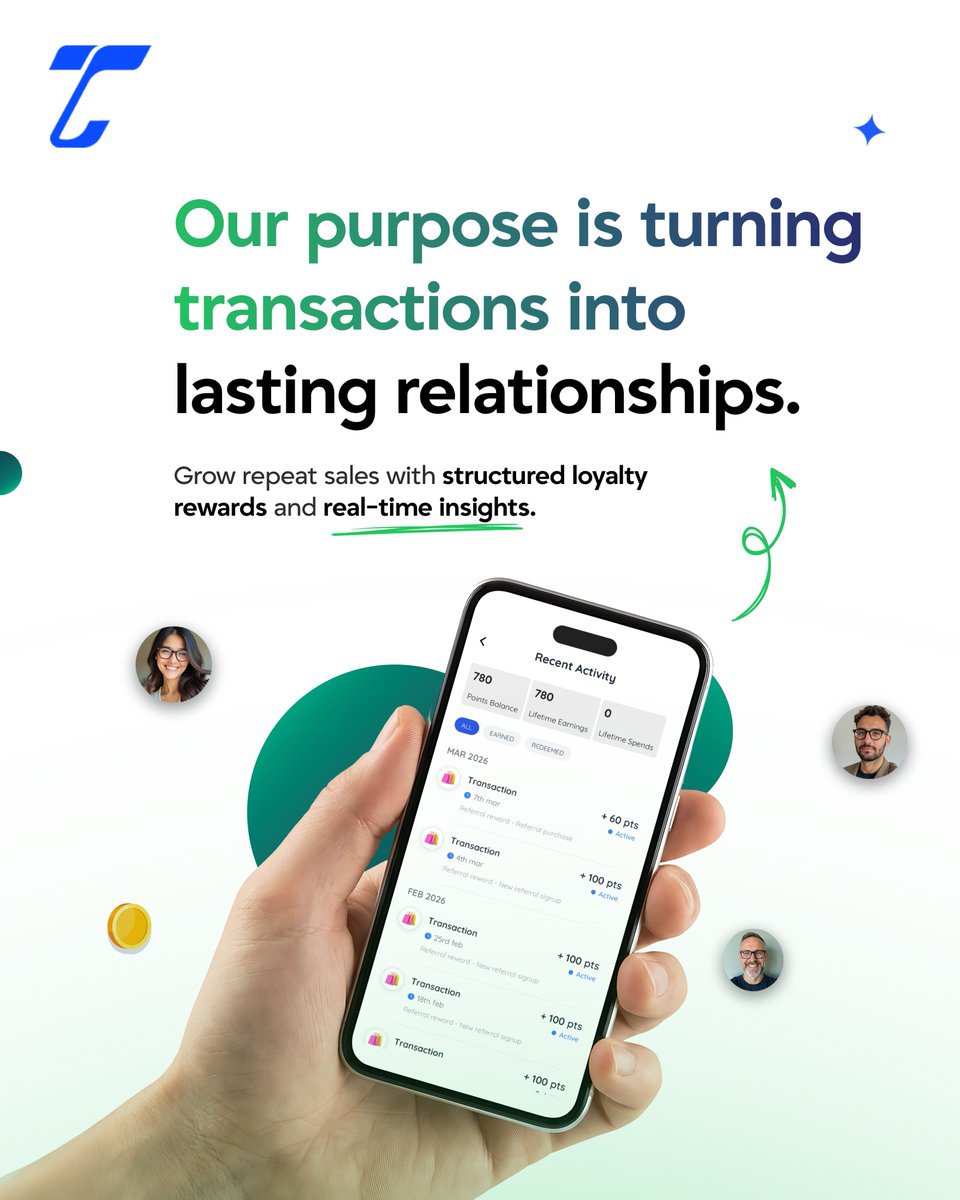 trucoloyalty's tweet image. Your best customer isn't new — they're the one who keeps coming back. 💚

We help businesses build real loyalty with structured rewards and real-time insights.

Turn transactions into relationships.

#CustomerLoyalty #LoyaltyRewards #trucoloyalty