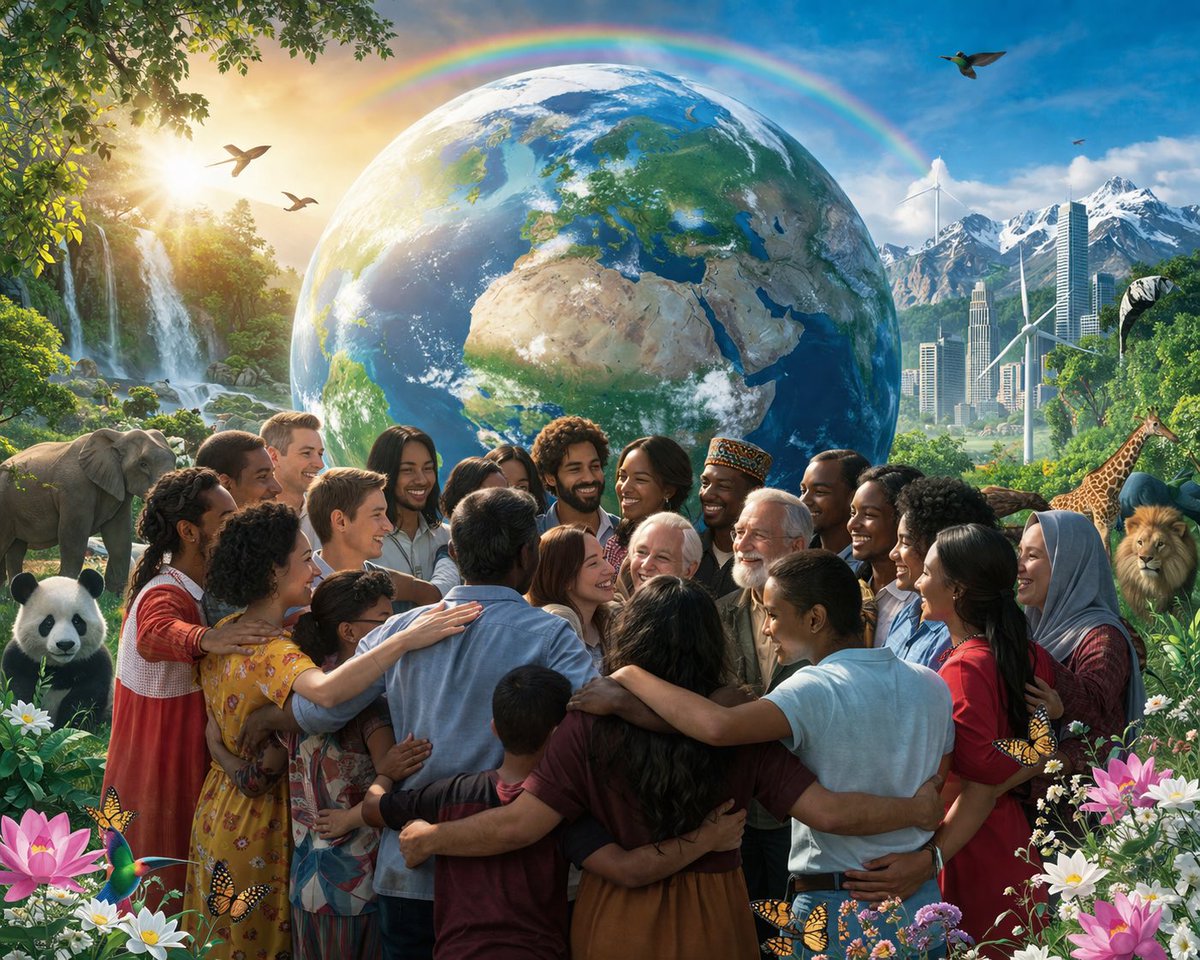 THAEDLIGHT's tweet image. I hope one day humanity lets go of its selfish ways and all come together as a global family. Respect your home, respect each other, and love yourself and the people around you! 
#IAM
#value