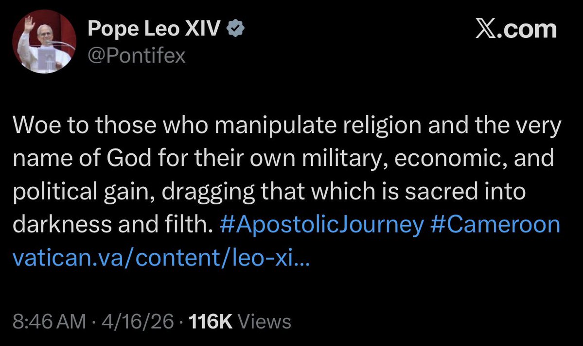 Like, for example, a Secretary of Defense citing a fake Bible verse from Pulp Fiction to promote wars of aggression.