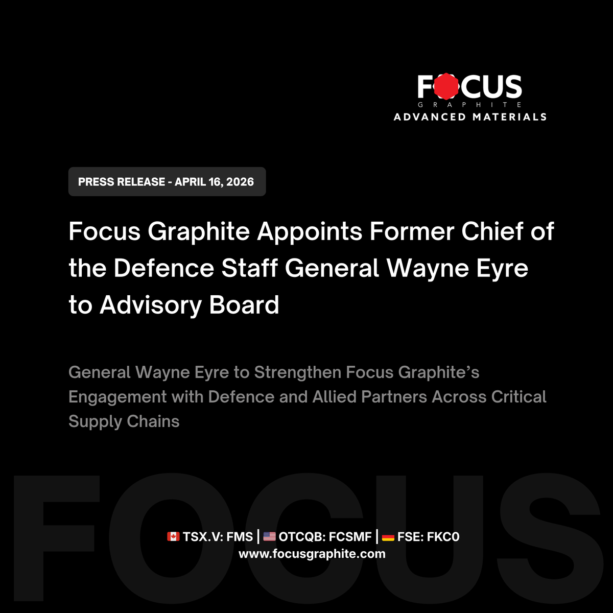 Focus Graphite Inc. tweet media