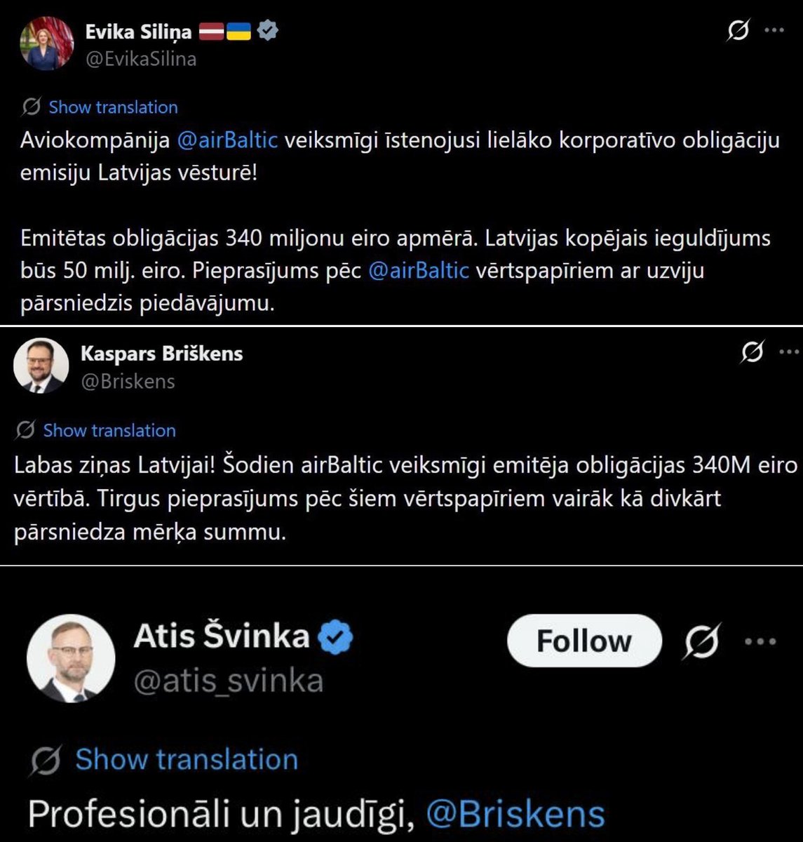 E_Stendzenieks's tweet photo. "Normunds Bergs par "airBaltic" un debilo lombarda kredītu 14,5% gadā..." https://t.co/heNFXB85Ug
