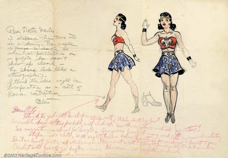 JackIngram95's tweet photo. @kaypatelis If you've never seen it, here's HG Peter's original design. Bodice originally was going to be smaller and show bare stomach, but they decided to cover her up https://t.co/3SRADcECp9