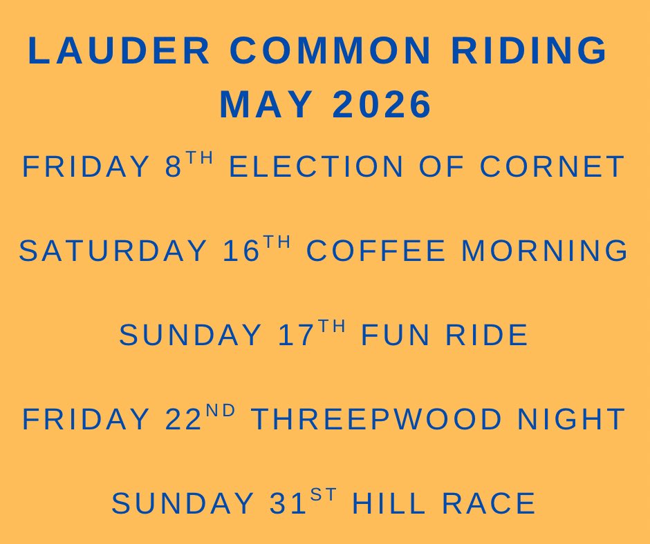 Lauder Common Riding tweet media