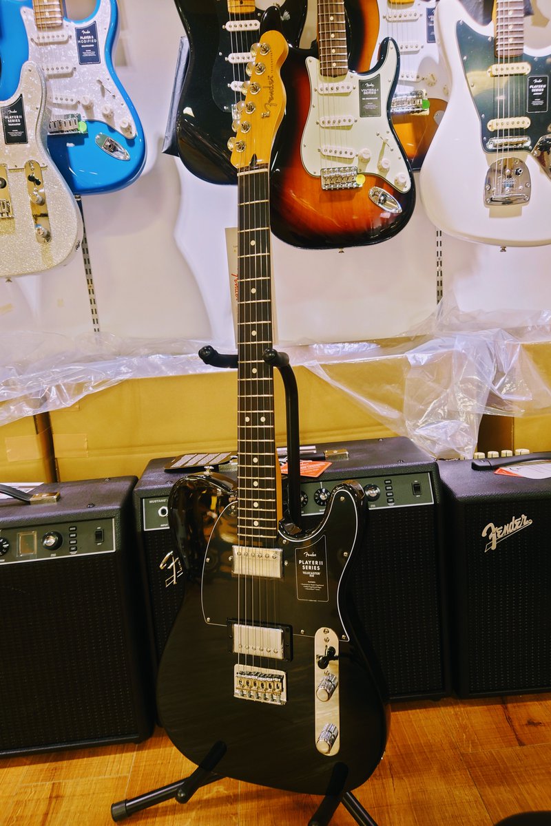 1484fukuoka's tweet image. 【新品】Fender / Player II Telecaster HH Rosewood Fingerboard Black【アウトレット特価】
  
伝統のルックスはそのままに、ジャンルを選ばず使えるハムバッカー仕様で、最初の一本としても長く愛せる相棒になります❣ 
#Fender #フェンダー