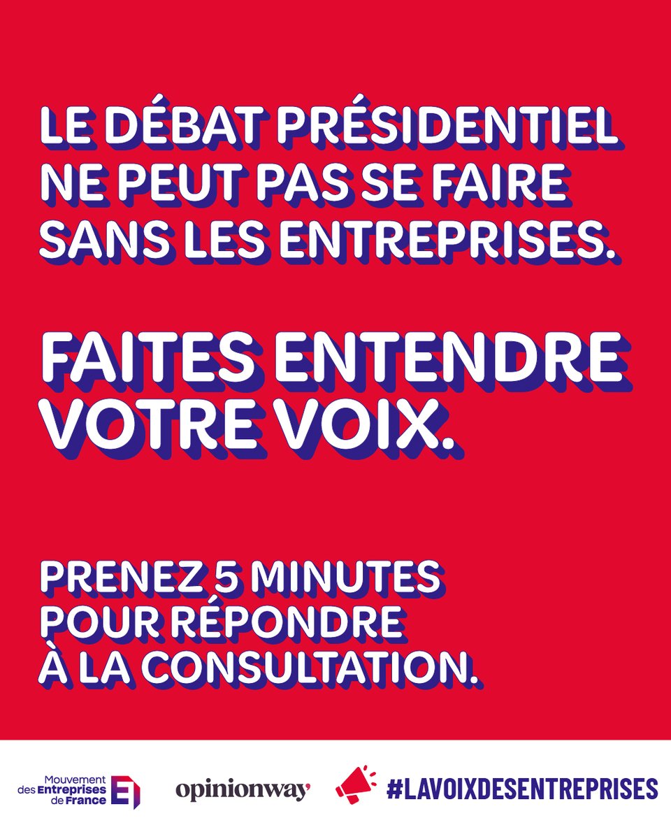 Mouvement des Entreprises de France tweet media