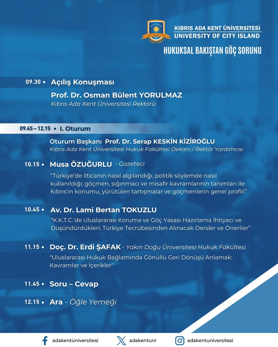 Kıbrıs Ada Kent Üniversitesi tweet media
