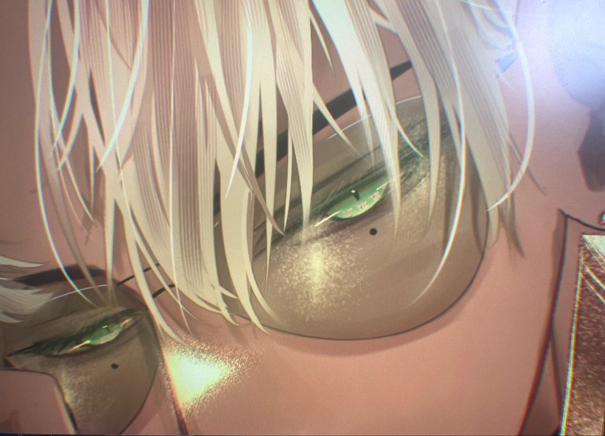 （今更&amp;直撮りですみません）
実は目の中ちゃんと描いてたので見てー！