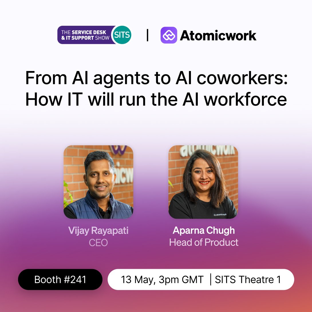 Atomicwork tweet media
