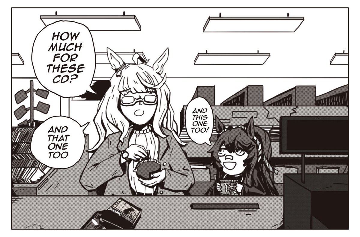 At the music shop
#umamusume #ウマ娘