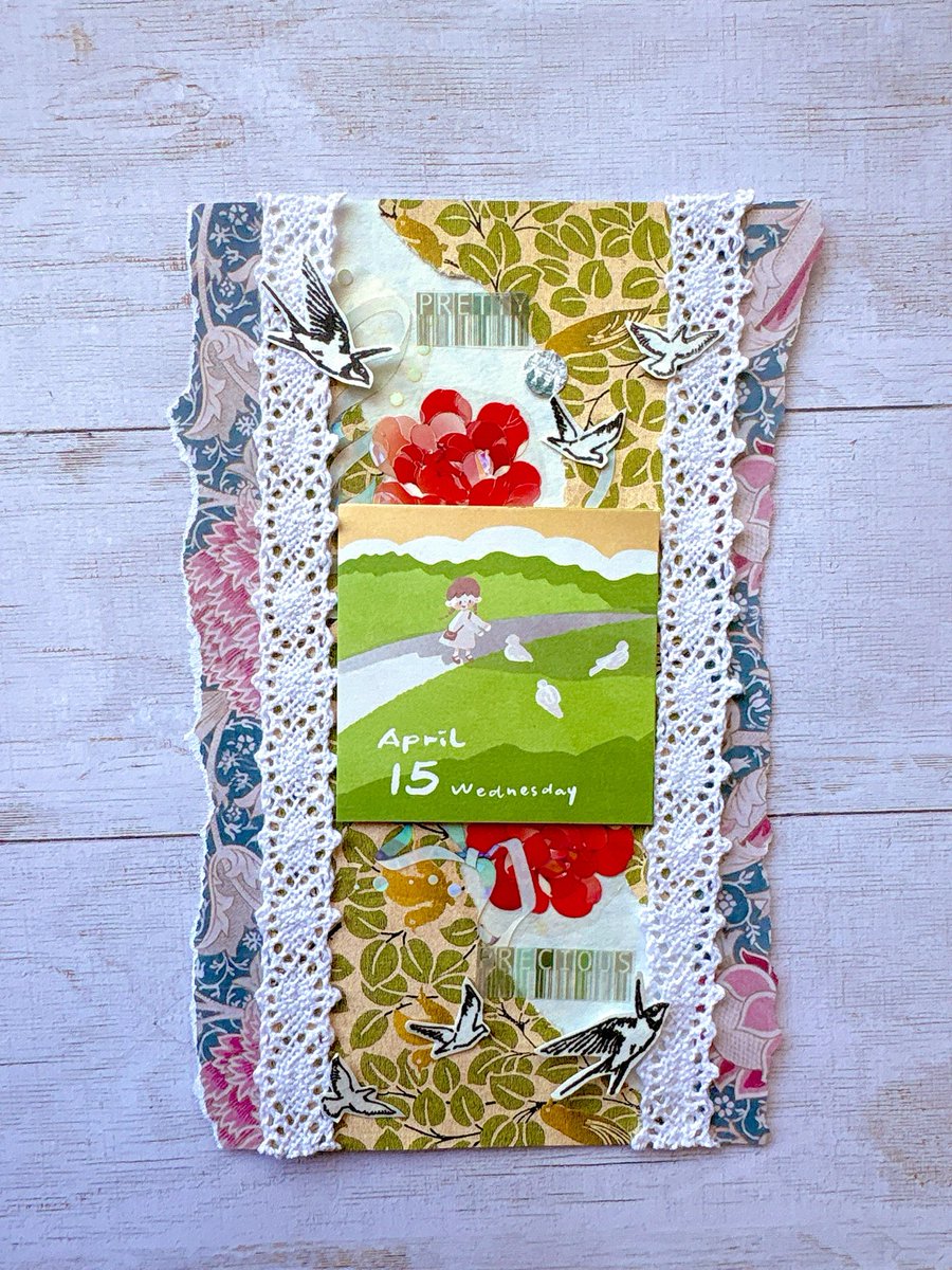 jackrabbit_mash's tweet image. 15日の日めくりコラージュ
 #collage #コラージュ