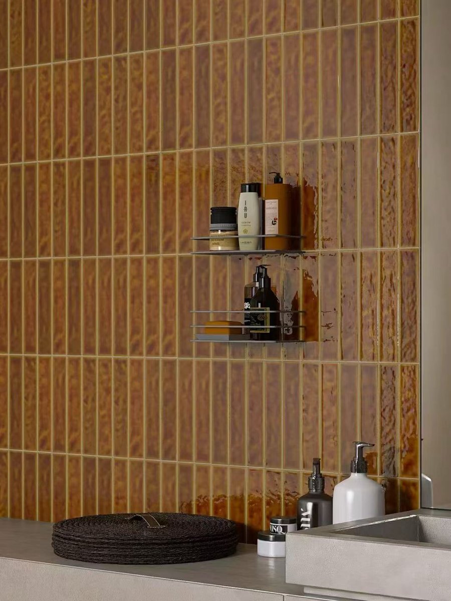 BestHousing1's tweet image. Artistic Handcrafted Corner Tile
Dimensions: 60 × 250 mm
Kiln-Varied Glaze Finish

#Ceramic tile #Porcelain tile