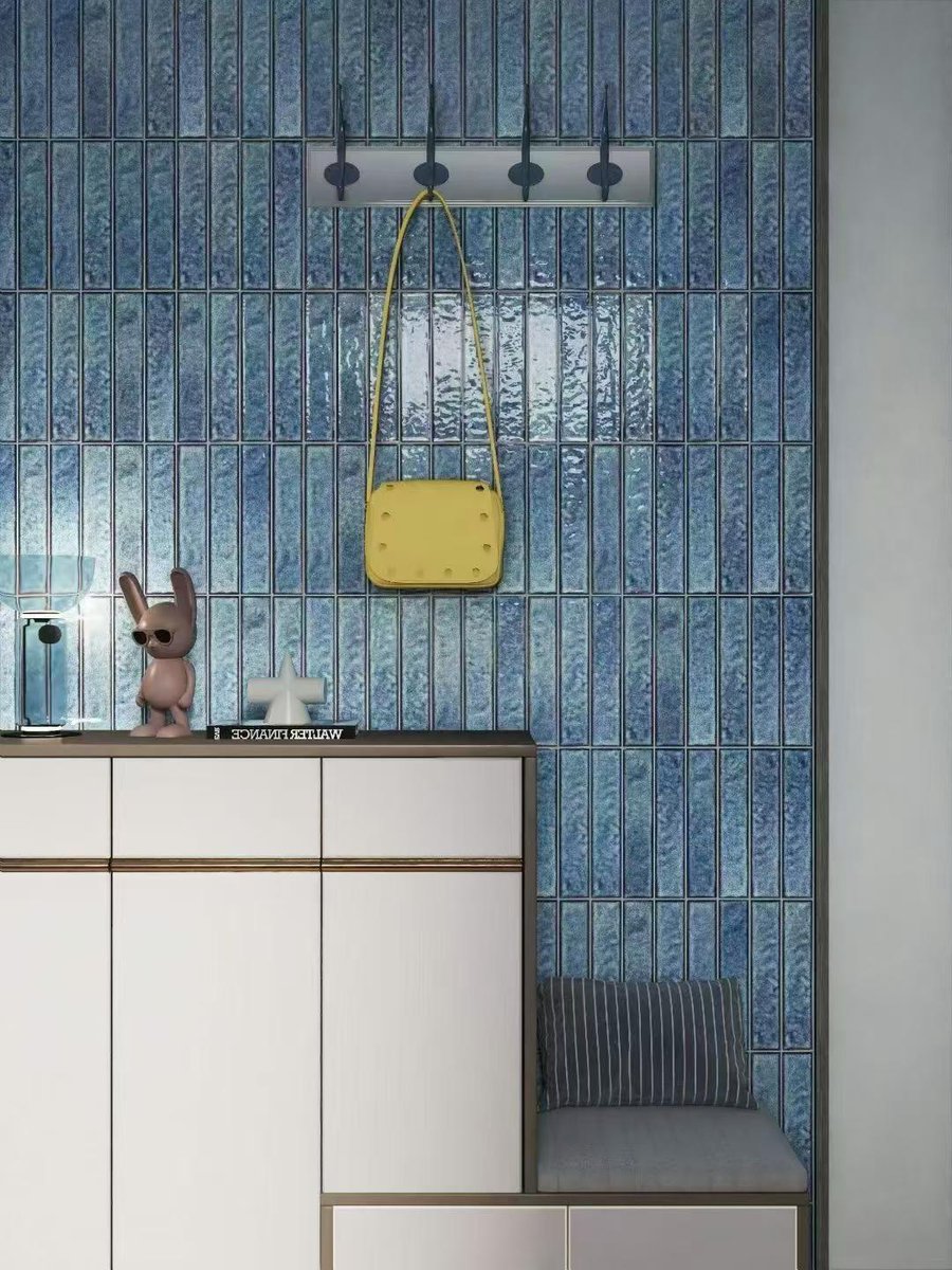 BestHousing1's tweet image. Artistic Handcrafted Corner Tile
Dimensions: 60 × 250 mm
Kiln-Varied Glaze Finish

#Ceramic tile #Porcelain tile