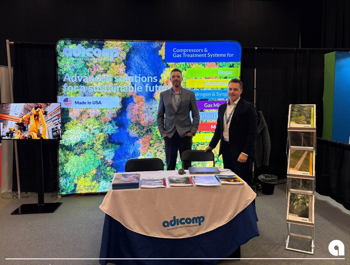 Last day at RNG FORUM! 
Come and visit us at Centrexpo Cogeco in Drummondville, Booth No. 321.

#RNGFORUM #Canada