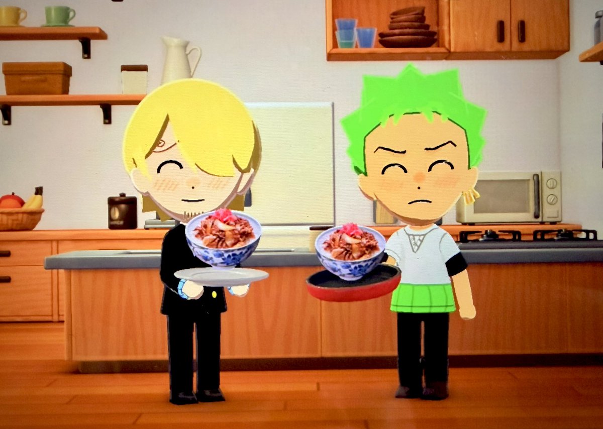 料理待ってる間に寝ちゃった⚔️