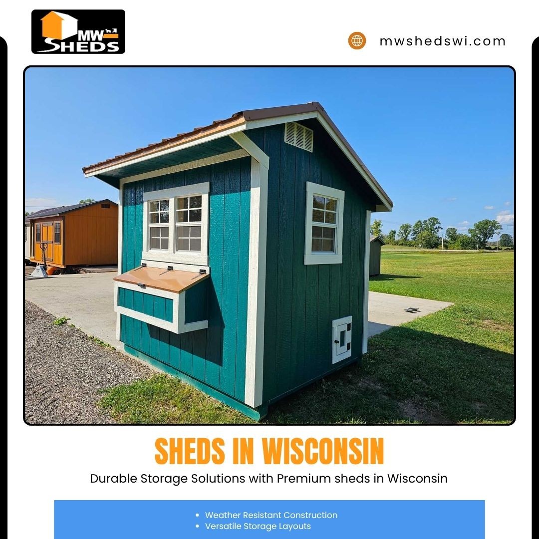 mwsheds's tweet image. Enhance your property with sheds designed for the Wisconsin climate. We provide versatile storage and craftsmanship that ensure a reliable addition to your outdoor space.

mwshedswi.com 

#WisconsinSheds #OutdoorStorage #MWSheds #WIProud #StorageSolutions