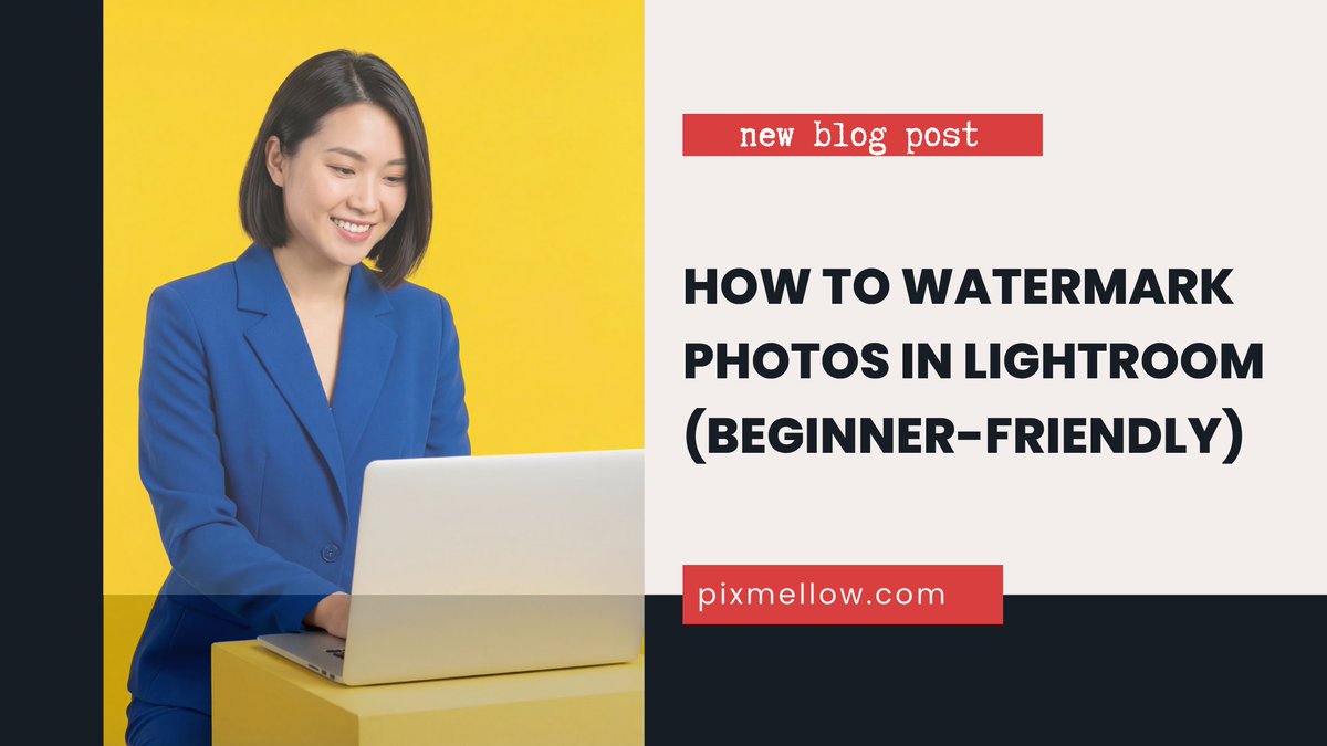 PixmellowHQ's tweet image. Watermark Photos in Lightroom

Learn how to add text or logo watermarks to your photos in Lightroom. 

pixmellow.com/blogs/news/how…

#Lightroom #PhotoEditing #Watermark #Branding #EditingTips #Photography #Pixmellow