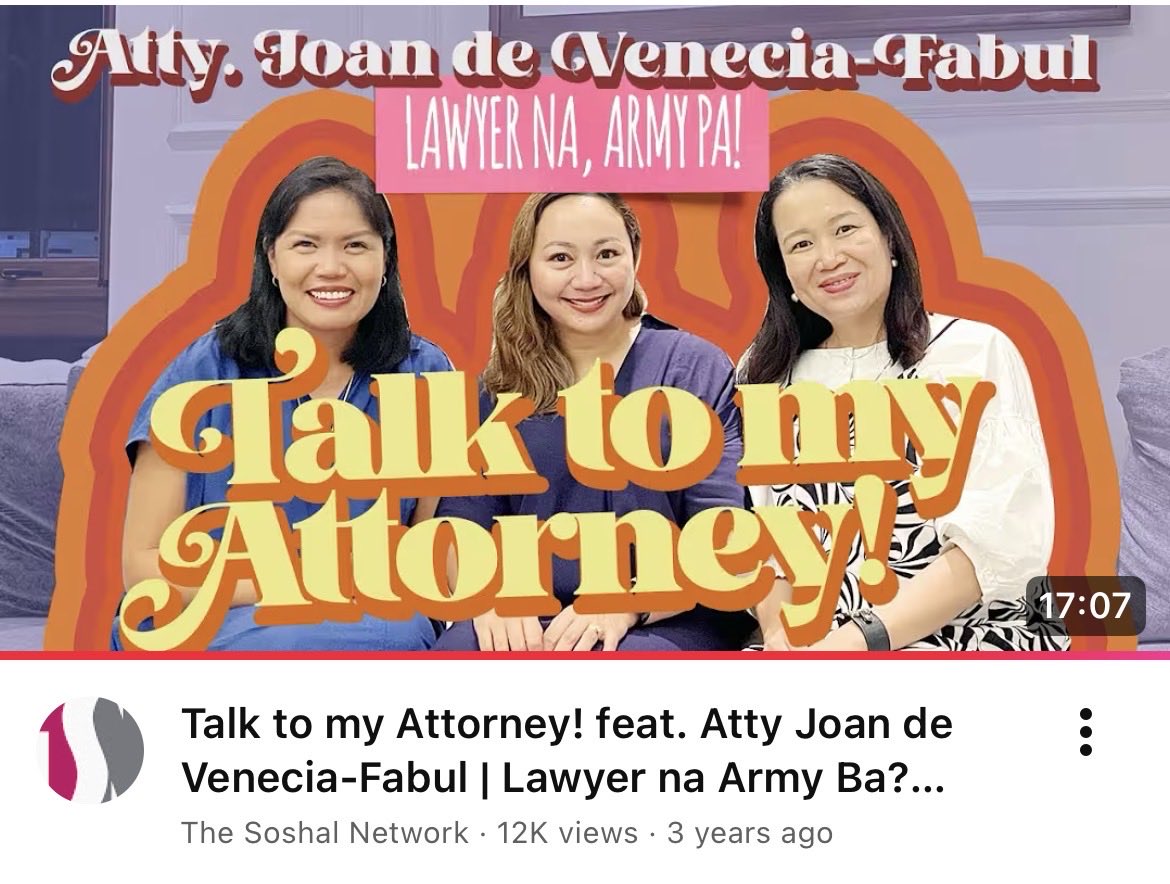 <a href="/chronikrissys/">Kristina Conti</a> <a href="/DetectiveMask/">Detective Mask 名探偵マスク</a> I’ve long been a quiet admirer of Atty. Joan De Venecia-Fabul. You may catch a glimpse of her on YouTube just search— The Soshal Network: Joan De Venecia-Fabul, or this link: youtu.be/7t7eMclCEL4?si…