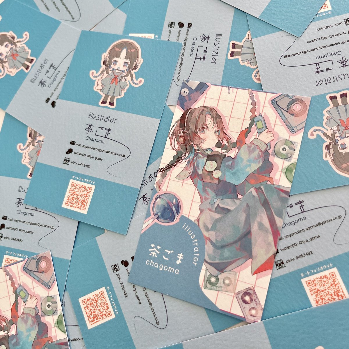 名刺をちょっとだけ新調✨️
ポコポコの紙が良い〜

明日のTheCREATORSにこれを持って参加します🙇(日中だけ参加です)
他にもポートフォリオや簡単なフライヤーを持っていきますのでお気軽に声を掛けていただけたら嬉しいです！

 #TheCREATORS