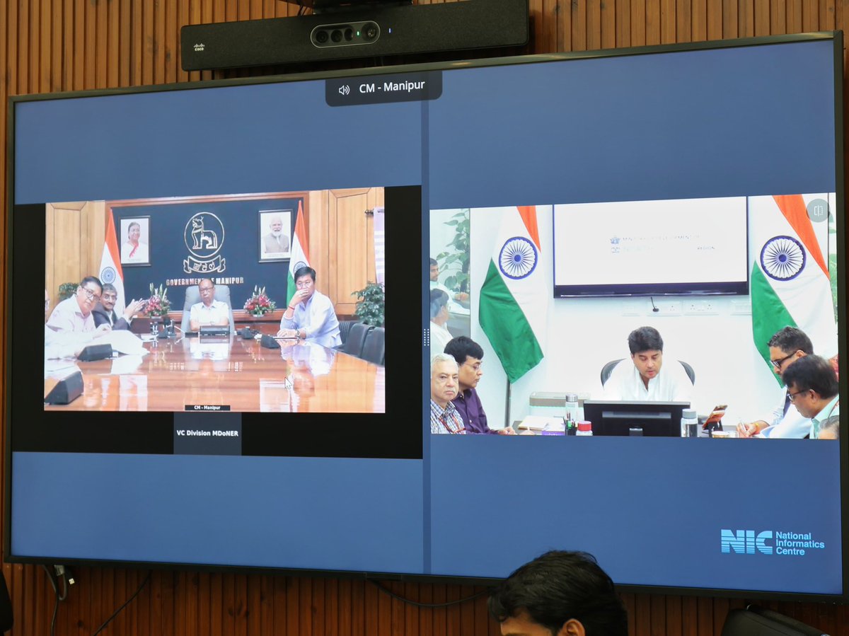 Participated in a meeting on strengthening polo as a key USP for Manipur, along with Hon’ble Chief Minister of Manipur Shri <a href="/YKhemchandSingh/">Khemchand Yumnam</a>  ji and senior officials of the State Government.

Discussed at length a focused roadmap to further establish polo as Manipur’s distinct