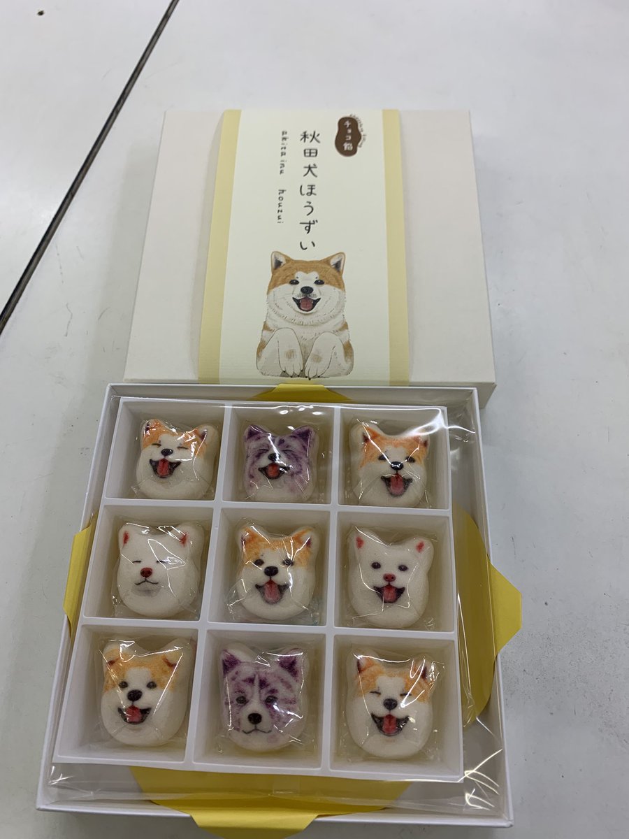 頂いたんだけど、
秋田犬ほうずいチョコ飴
可愛くて一生食べれないヤツ💦