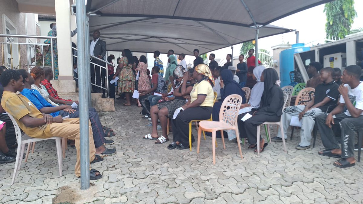 NTANewsNow's tweet photo. JAMB Commences 2026 UTME Examination

The Joint Admissions and Matriculation Board, JAMB, is commencing the 2026 UTME examination across the country.

Olayinka Ojo is reporting that at 23 Technology Limited, NAF Valley Estate CBT Centre, 250 candidates are expected for the first session, but 223 are present.

Accreditation of candidates is starting at 6:30 a.m. and lasts for two hours, ahead of the conduct of the examination, which begins at exactly 8:30 a.m. Both exercises are going on smoothly.

During the verification process, only one candidate is being unverified and is not being allowed to sit for the examination.

The CBT centre is conducting three sessions of the examination today, with the expected number of candidates put at 750.

The first session is ending by 10:30 a.m., while verification for the next session is ongoing.