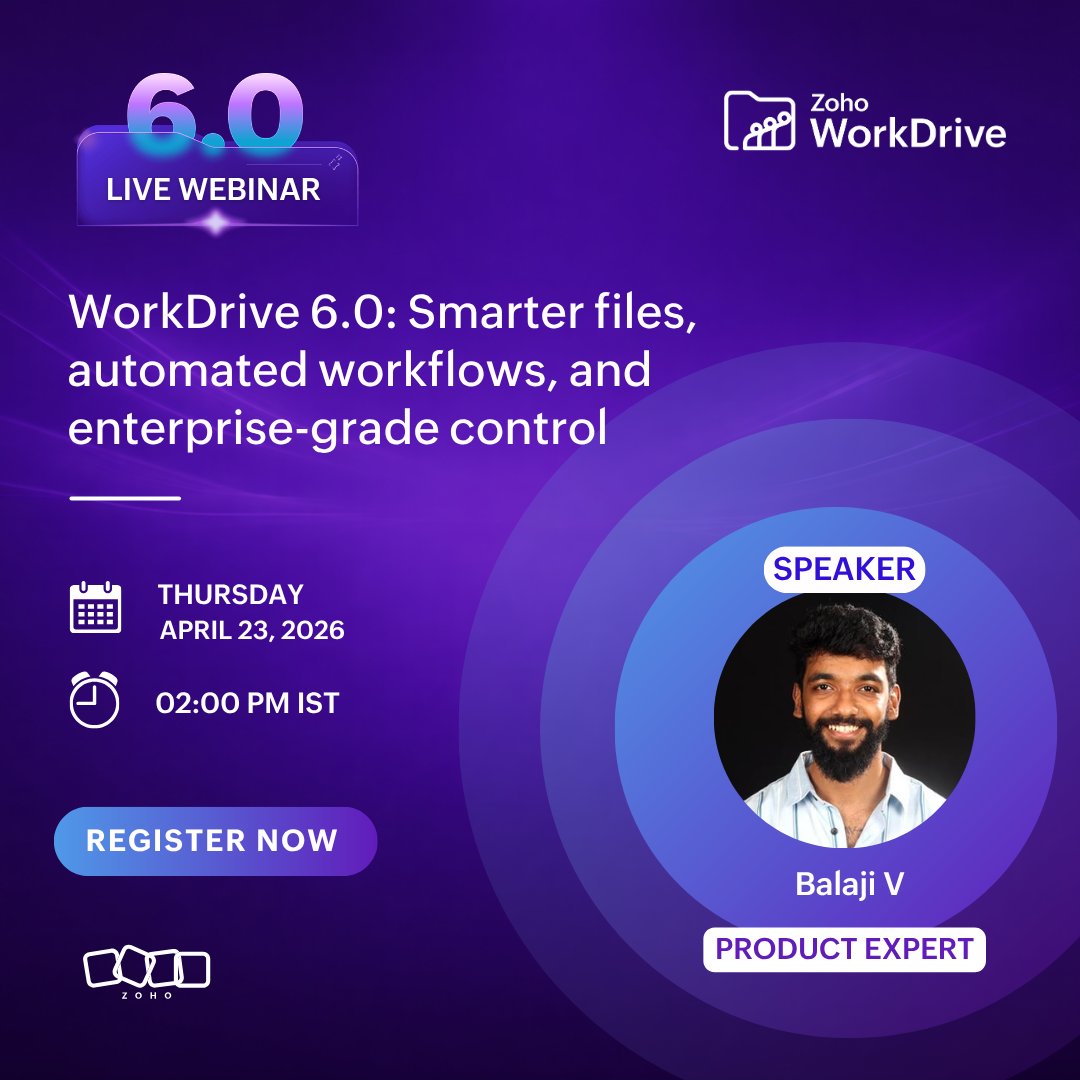 Zoho WorkDrive tweet media