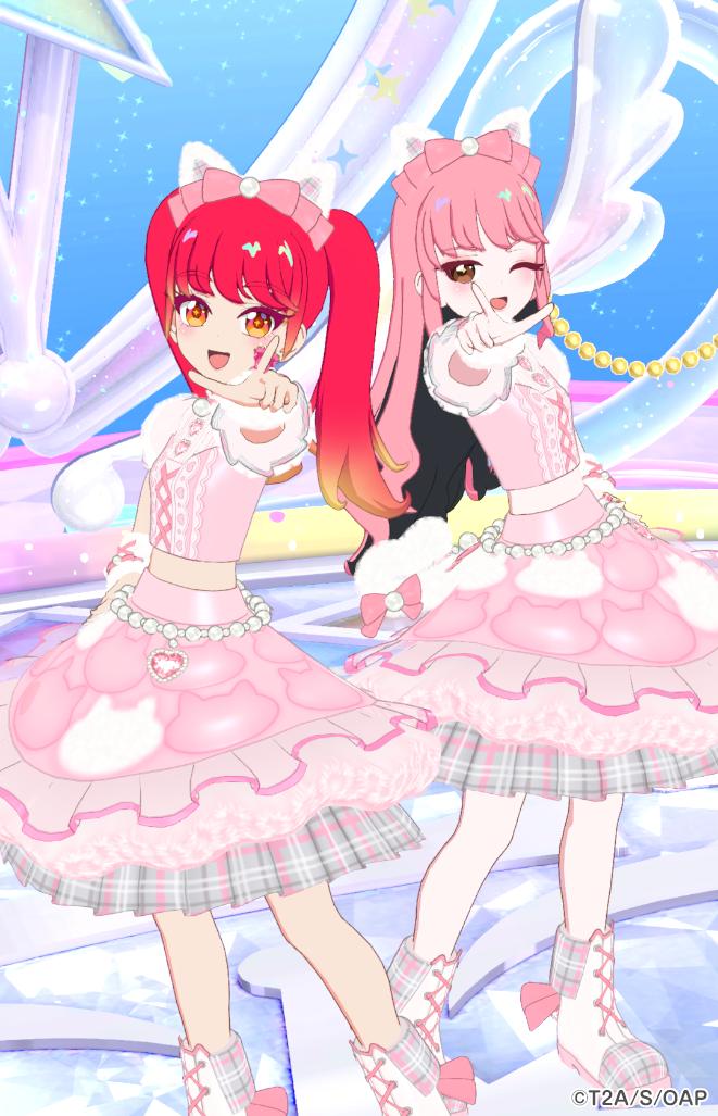 yamada_usa3's tweet photo. おねプリでデビューしたきょ〜こちゃんとめぐみちゃんです🩷️❤
この2人と一緒にゆるく楽しくアイプリ出来たらな〜と思います✌️
どうぞよろしくお願いします✨ https://t.co/CbRQLPtVbV