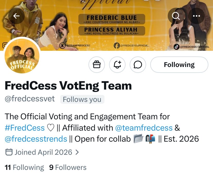 FREDCESS OFFICIAL tweet media