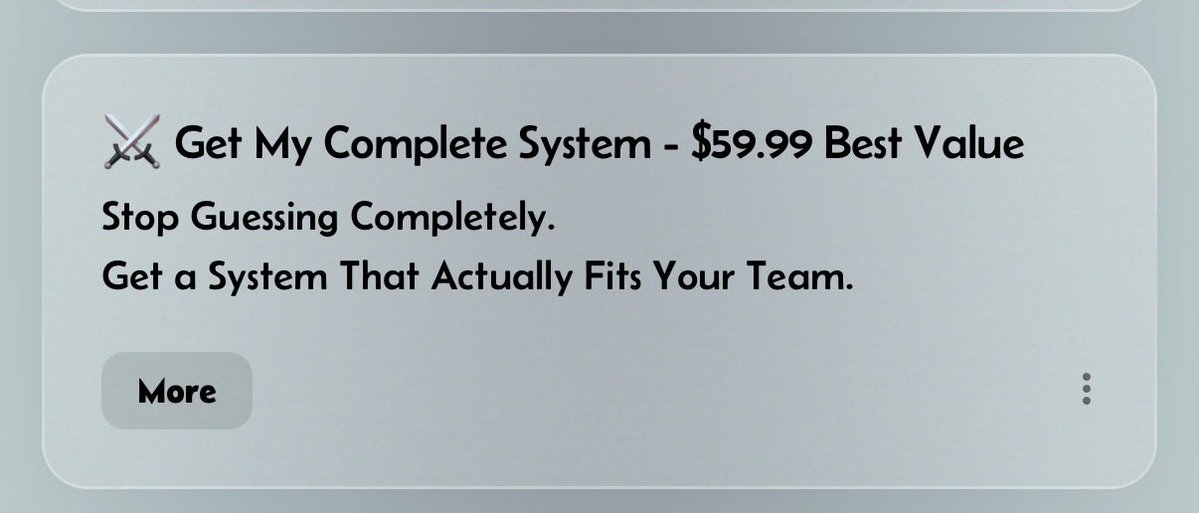 ItsAdamFM's tweet image. £60 for a tactic? Games gone.

#FM26 | #FootballManager