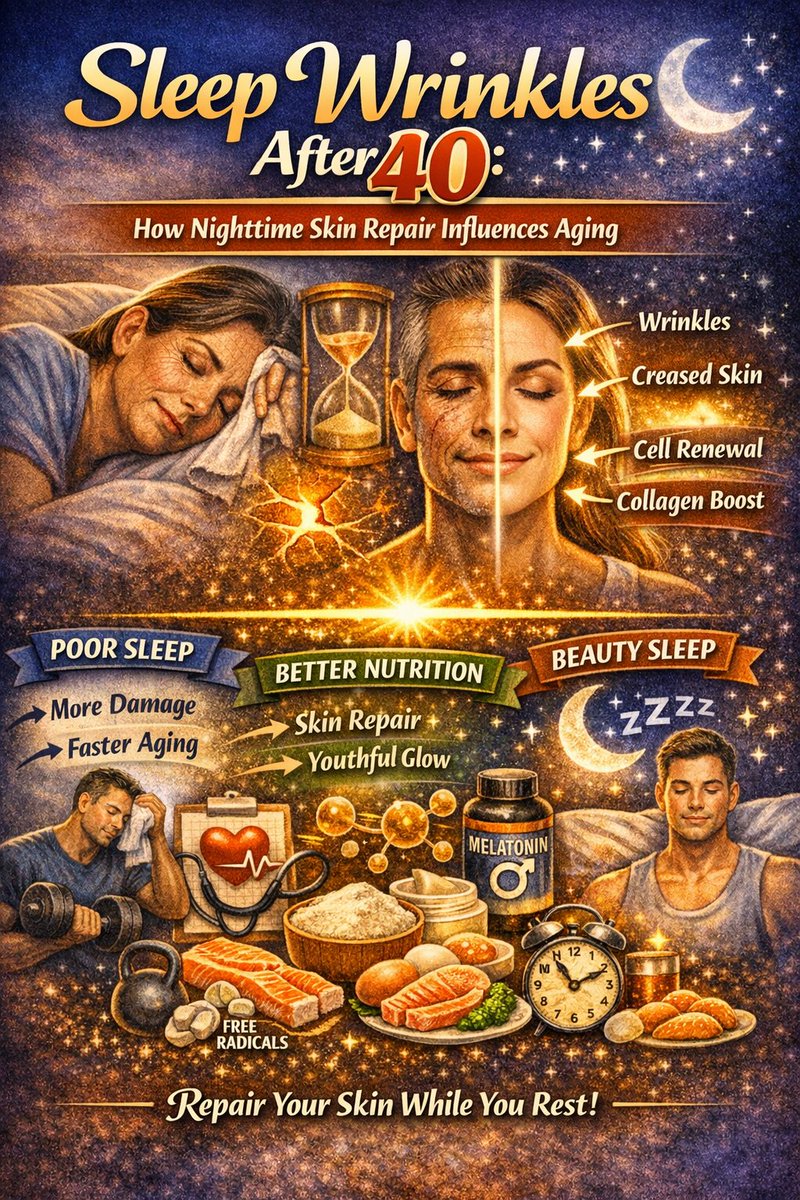 Herbalrph's tweet image. 🌙 Is your pillow aging you
Sleep wrinkles are real—and they’re not just about your sleep position. Poor sleep disrupts nighttime skin repair, collagen renewal, and antioxidant defenses. Learn how beauty sleep truly works in our latest blog: herbalpharmacist.com/sleep-wrinkles/

#BeautySleep